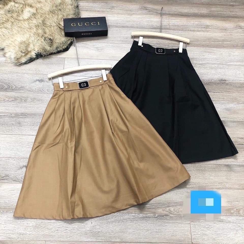 Chân váy dài qua gối hàng đẹp siêu hot trend