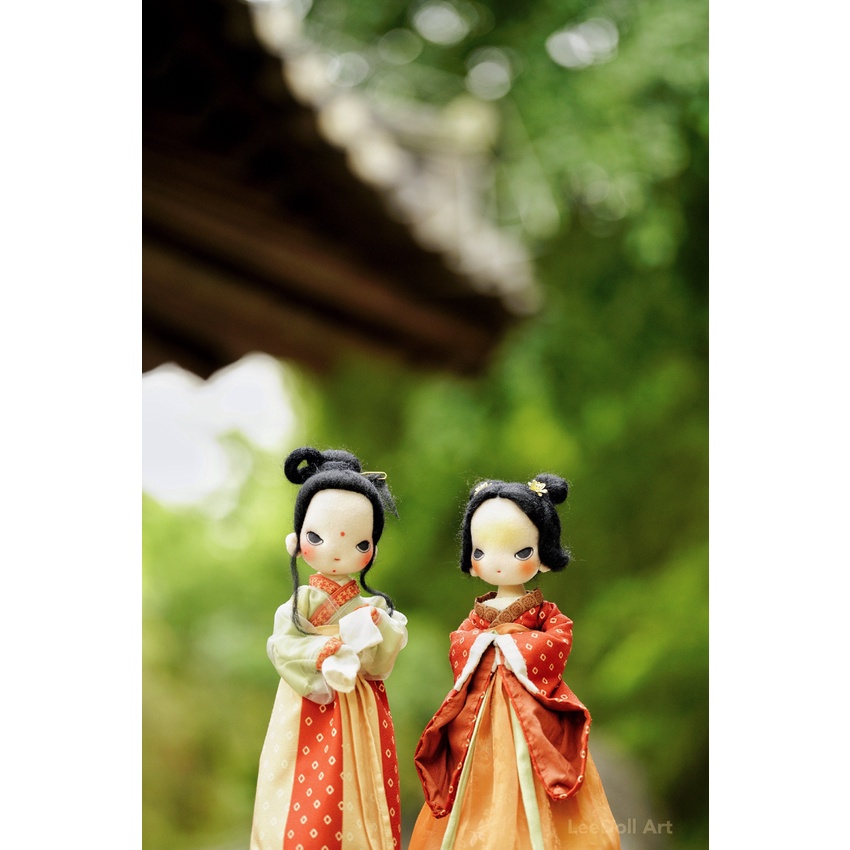 DIY thêu búp bê nhồi bông HANDMADE- KIT nguyên liệu may thủ công búp bê mỹ nhân cổ trang- bách hóa na na