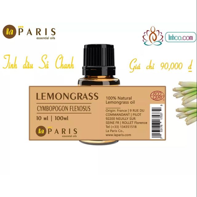 [ GIÁ SỈ ] Tinh Dầu Sả Chanh Thiên Nhiên - Lemongrass Essential Oil