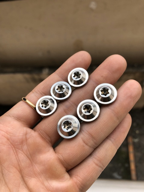 Ốc inox  đầu dù lớn proti - 6li1  - 6li15  -6li2