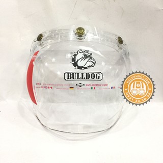 Kính Bubble Bulldog gắn nón 3/4 (đủ màu)