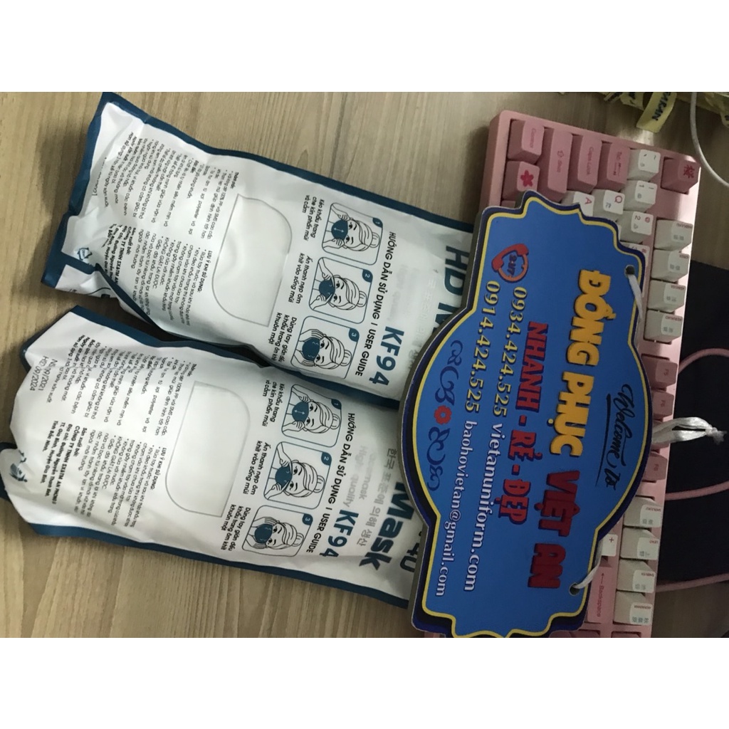 Combo 10 Set Khẩu trang 4 lớp kháng khuẩn KF94 An Tâm 4D Mask mẫu mới hàng xuất đẹp và thời trang. | BigBuy360 - bigbuy360.vn