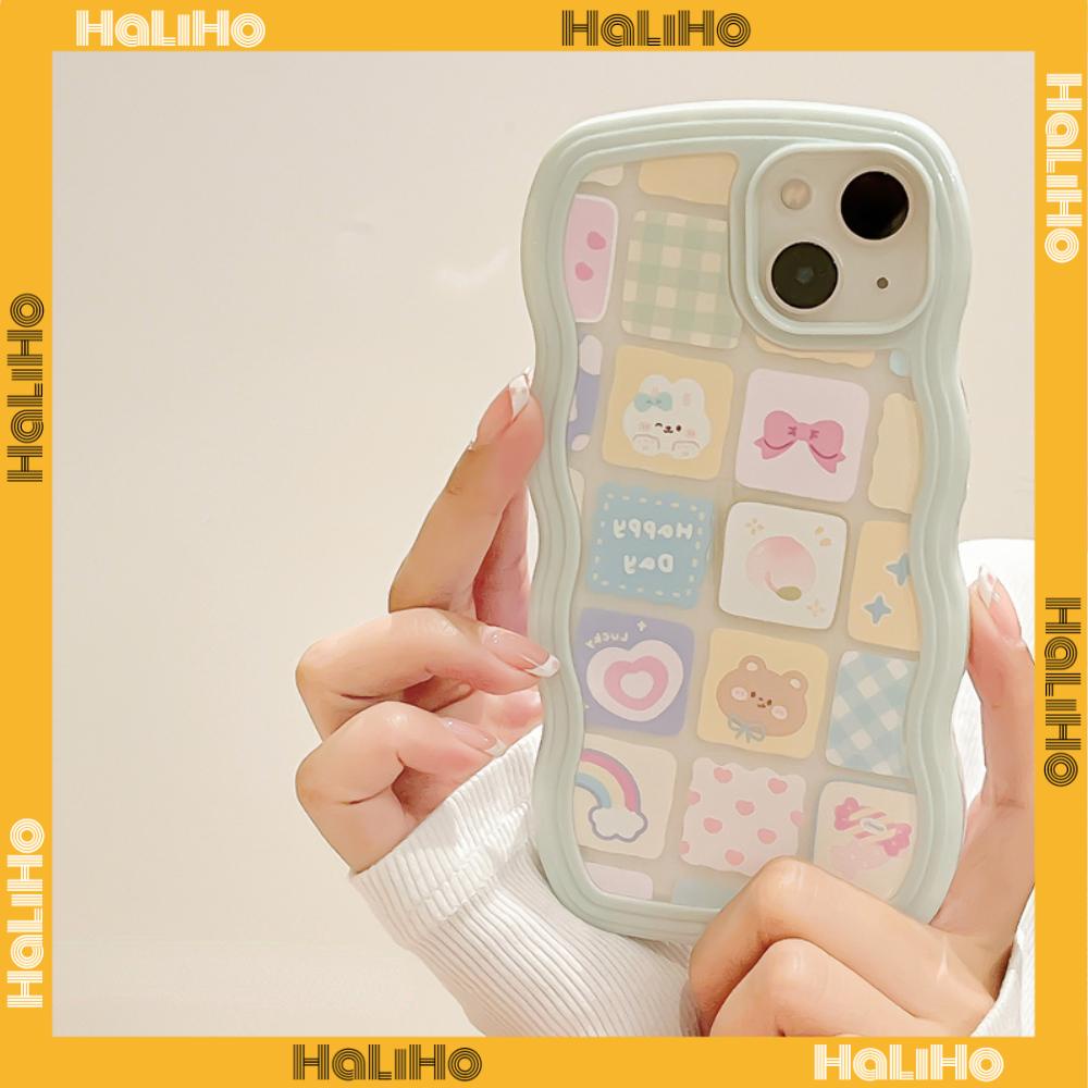 iPhone Case Candy Color Wave 2-in-1 Silicone Soft Case Airbag Shockproof Protection Camera Cartoon Cute Compatible For iPhone 11 Pro Max 13 Pro Max 12 Pro Max 7Plus xr XS Max