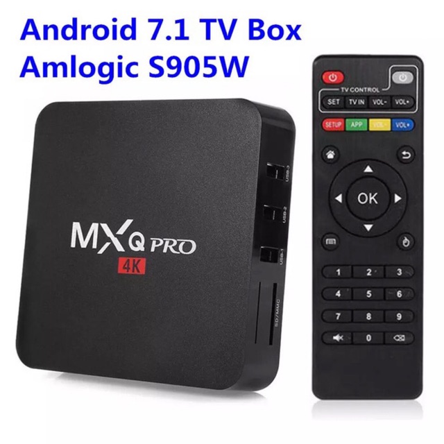 Đầu Tv Box Mxq Pro 4k S905w Kodi 1g / 8g Chất Lượng Cao