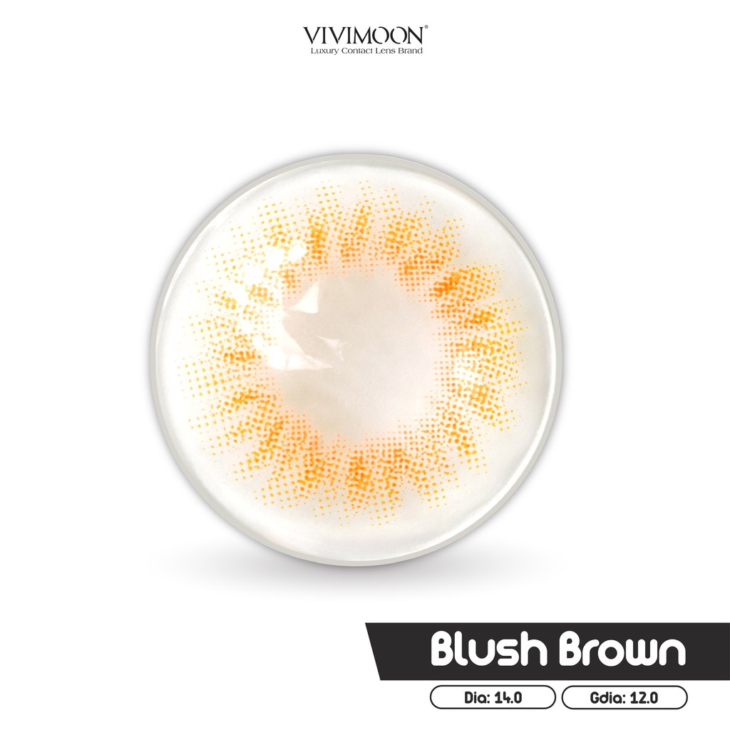 Kính áp tròng Hàn Quốc VIVIMOON Blush Brown 12.0 mm