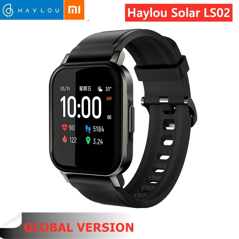 HAYLOU XIAOMI HAYLOU Đồng Hồ Đeo Tay Thông Minh Đo Nhịp Tim Ls02 Chống Nước Ip68 Bluetooth 12 + Phụ Kiện