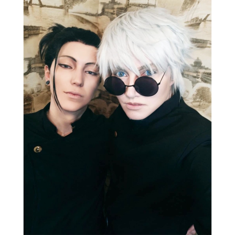 Kính Mát Gọng Tròn Hóa Trang Jujutsu Kaisen Gojo Satoru