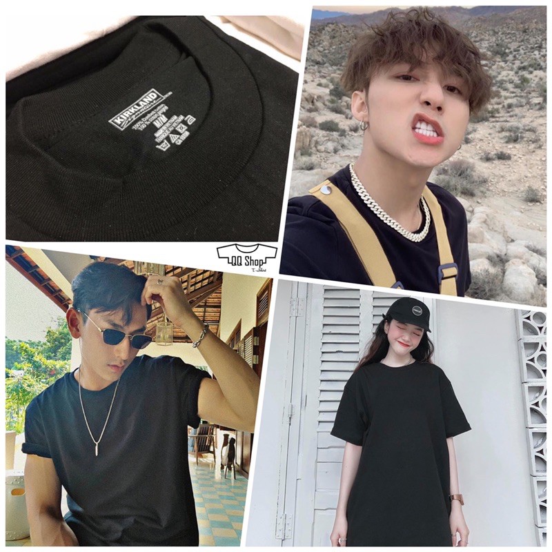 Áo thun trơn Kirkland  Unisex Oversize  [Nam,Nữ] - Áo phông - Màu: | BigBuy360 - bigbuy360.vn