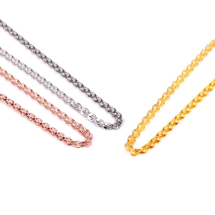 Dây chuyền titan cao cấp kiểu chuỗi 4mm siêu đẹp, bền màu, hợp thời trang