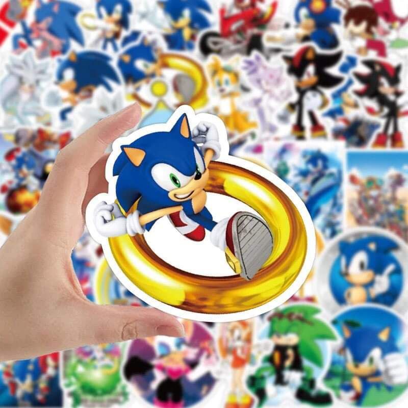 10-50 hình sticker sonic decal