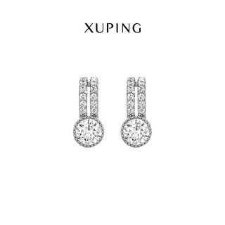Bông Tai Nữ Bạc 925 Mạ Vàng Trắng, Thiết Kế Phong Cách Hàn Quốc - XPBT79