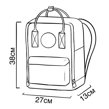 Balo kanken cầu vồng