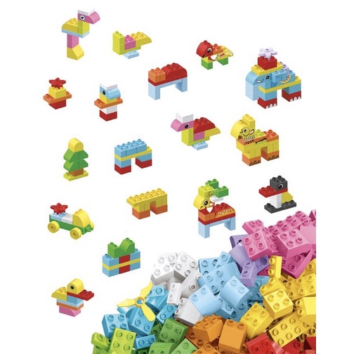 LEGO DUPLO 100 chi tiết - Bộ đồ chơi lắp ghép mô hình cho bé phát triển toàn diện  ‍‍