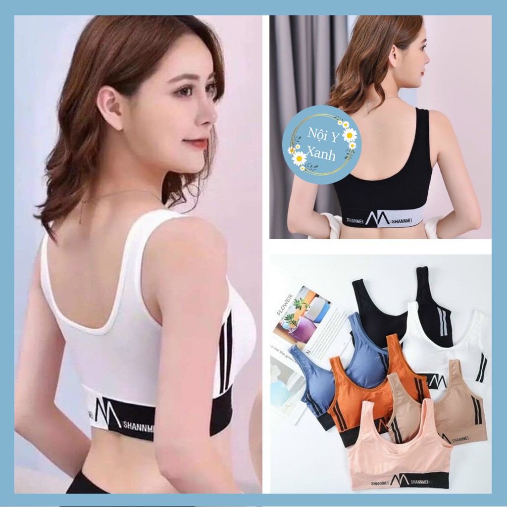 Bra tập gym M31 nhiều màu chất đẹp thoáng mồ hôi -Áo Tập Gym Yoga Finic Dày Dặn Mền Mịn, Áo Bra Thể Thao Cotton Nữ Đẹp