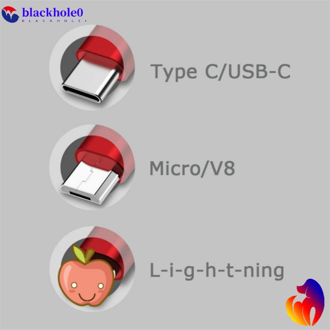 Dây Cáp Sạc Nhanh 2a Lõi Đồng 3 Trong 1 Chống Trầy Dành Cho Điện Thoại Di Động