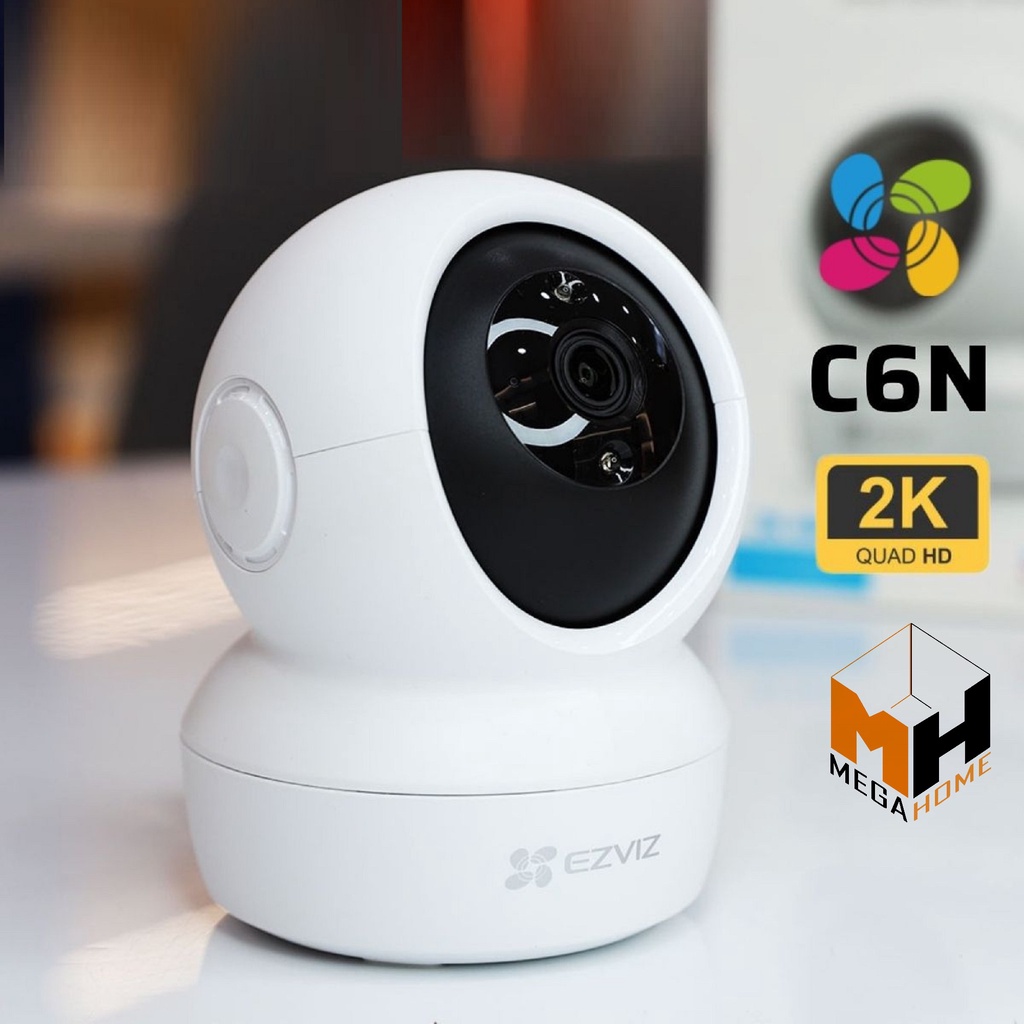 Camera wifi Ezviz C6N 1080p(2M) Đàm thoại 2 chiều, nhìn đêm ,xoay 360 - Hàng chính hãng