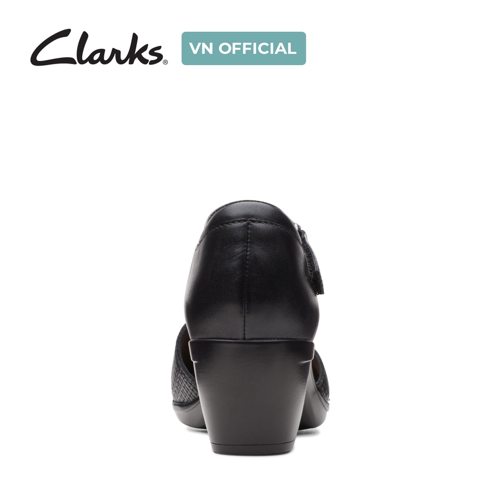 Sandal Da Nữ Clarks Emily Rae màu đen