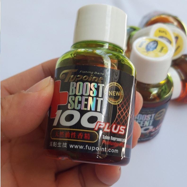 Tinh dầu câu cá Boost Scent Plus 100, Hương cá ngừ, #Moi cau ca#.