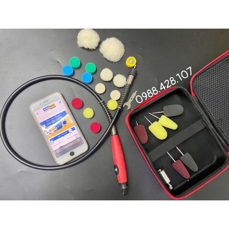 Máy đánh bóng chi tiết mini M14 Love Car Boy