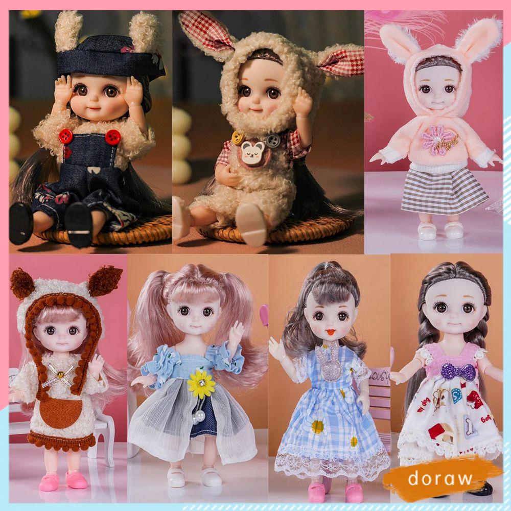 Bộ Quần Áo Búp Bê DORAW 37 Phong Cách Cho Búp Bê Ob11 Gsc 16~17cm