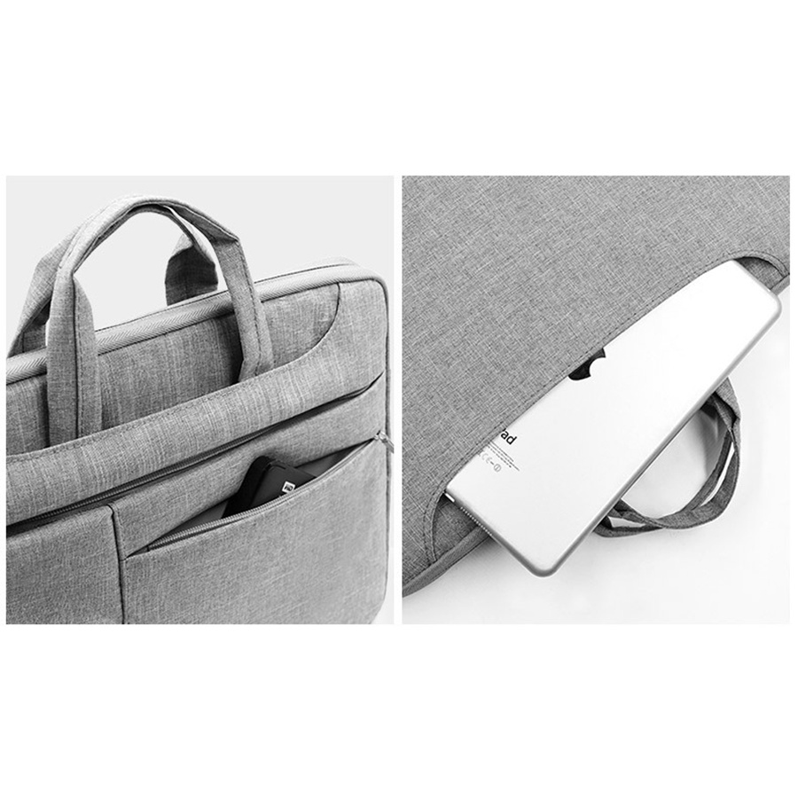 Túi chống sốc Laptop, Macbook 13inch có quai xách nhiều ngăn đựng phụ kiện