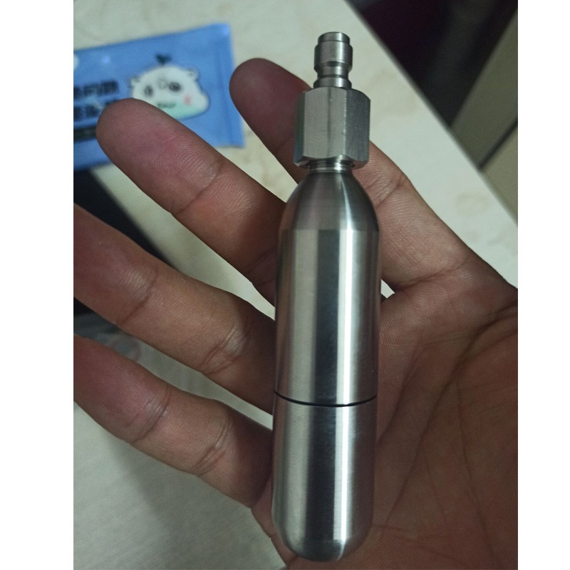 Đầu Nối Ống Bơm Hơi CO2 Bằng Thép Không Gỉ 8MM