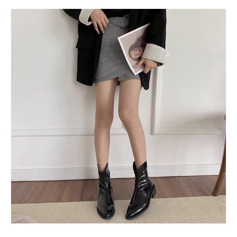 OD | Bốt da bóng nữ