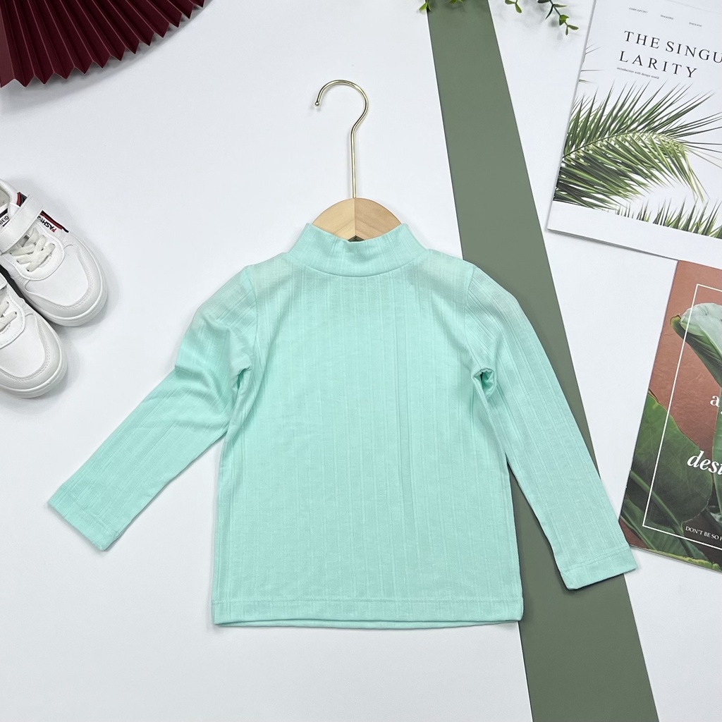 Áo thun trẻ em LITIBABY cổ ba phân, cho bé 1 - 10 tuổi