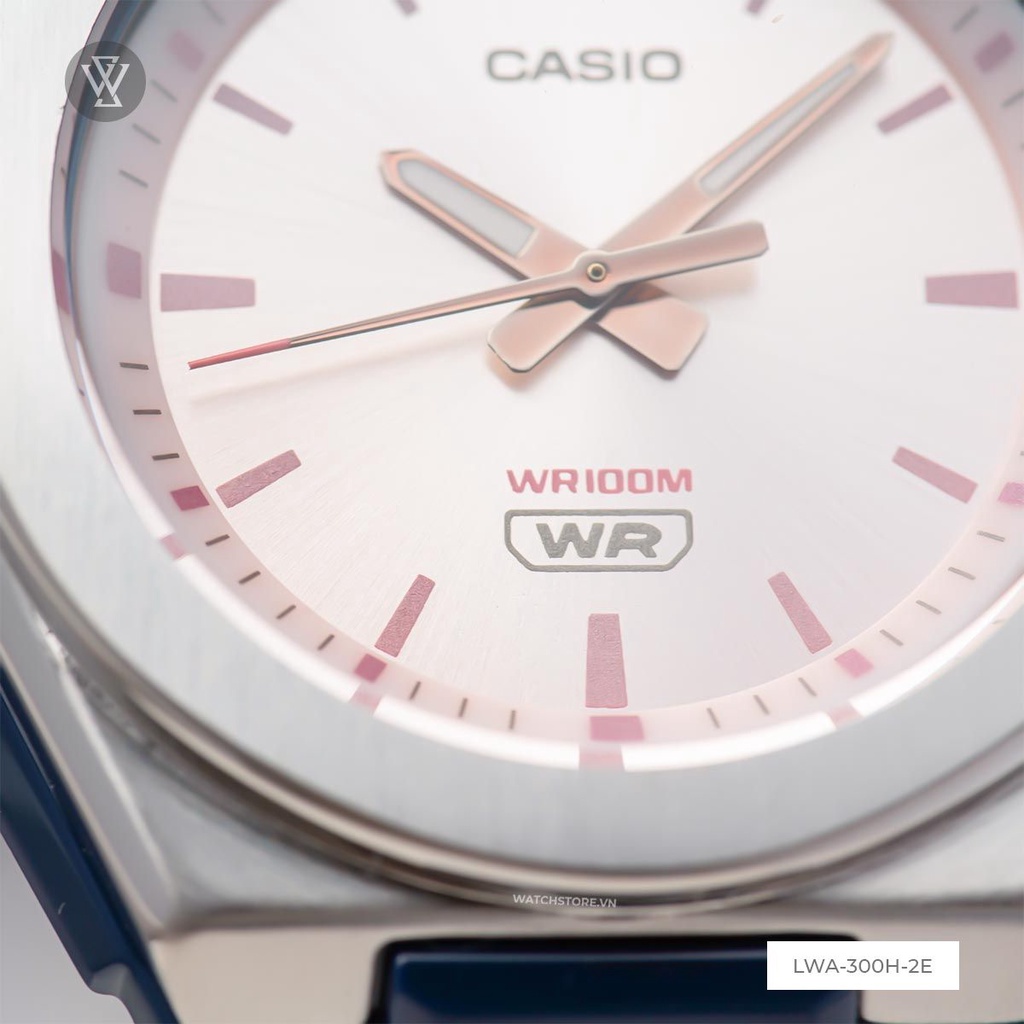 Đồng Hồ Quartz Nữ Casio WATCHSTORE LWA-300H-2E Thiết Kế Kính 42mm, Dây Và Vỏ Nhựa Bền Bỉ