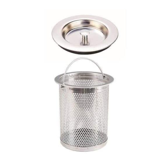 Rọ lọc rác bằng inox có nắp đậy