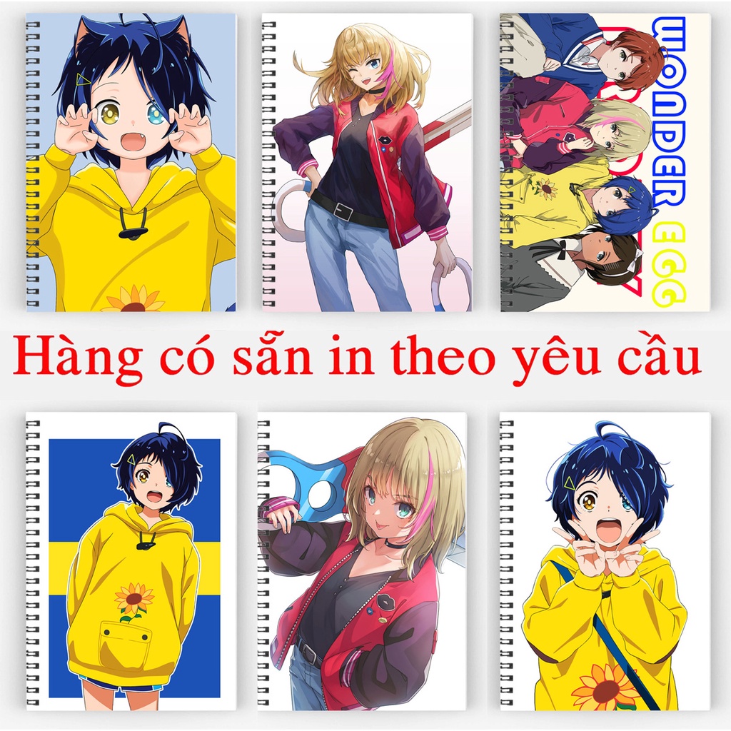 sổ tay anime Rika Kawai  Wonder Egg Priority 200 trang