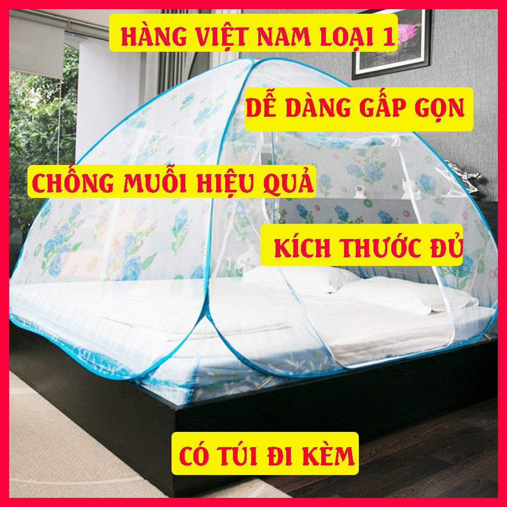 [Việt Nam Loại 1] Màn Chụp Tự Bung Gấp Gọn Mùng Chống Muỗi Hiệu Quả