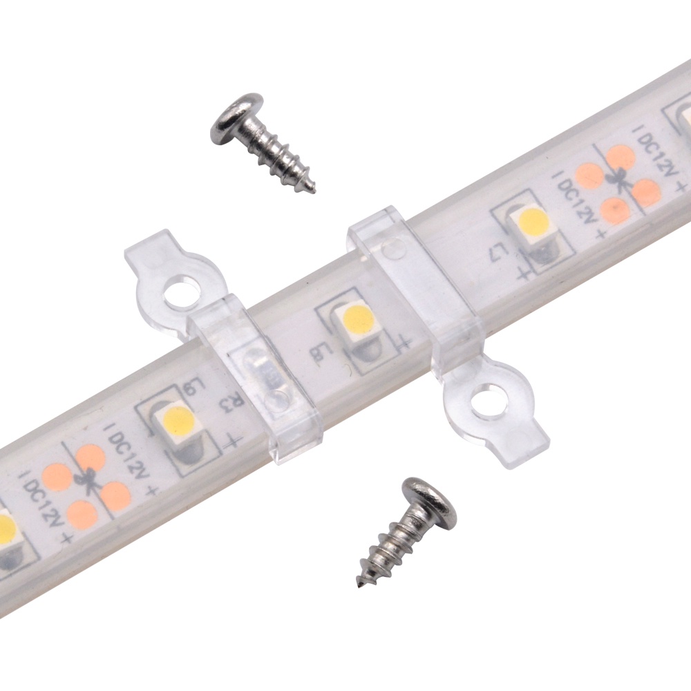 Set 30 kẹp cố định dây đèn LED RGB 220V 5050 3528 IP67 IP68