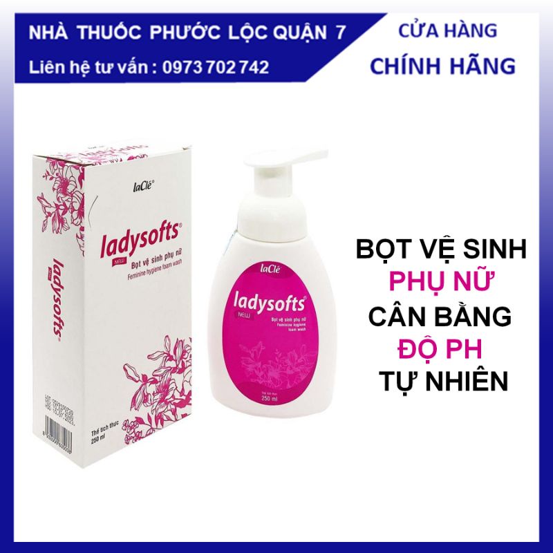 Ladysoft / Dung dịch vệ sinh phụ nữ Ladysofts hồng