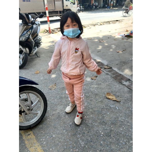 ] Áo khoác gió lót lưới cotton cho bé trai và gái