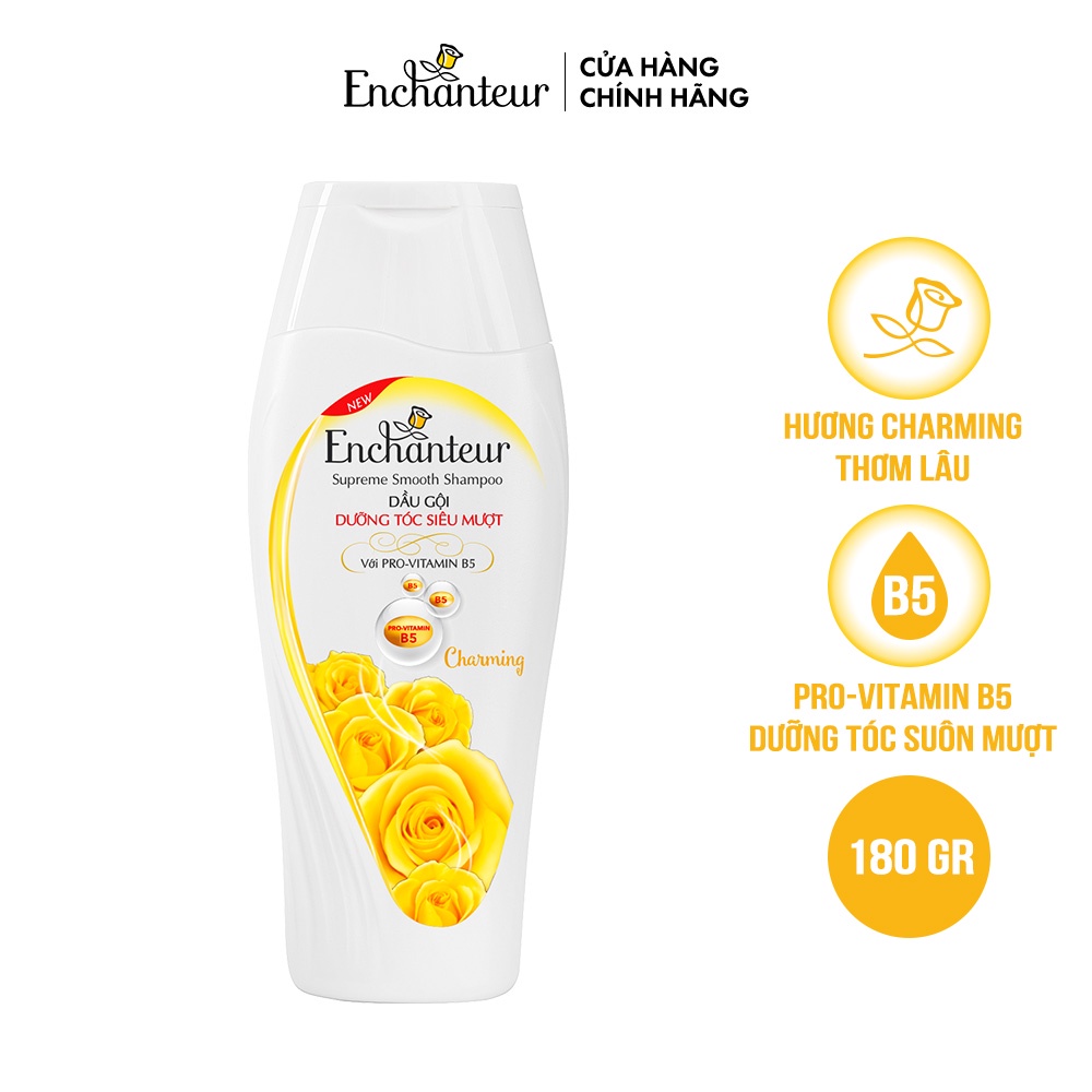 [Hb Gift] Dầu Gội Nước Hoa Enchanteur Charming 180Gr