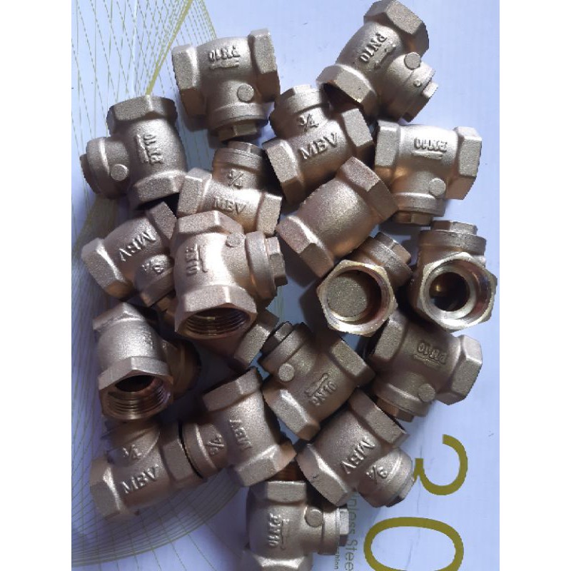 Van nước 1 chiều loại MBV và MI lá đồng phi 27 Minh Hoà