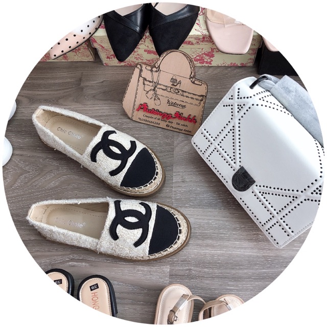 Giày lười slip on dạ cói