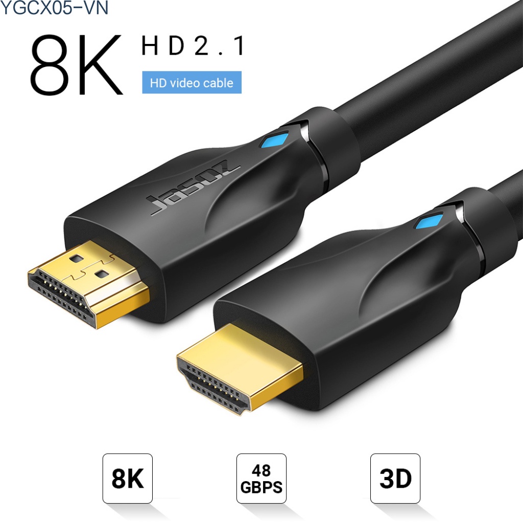 Dây Cáp Chuyển Đổi Hdmi 2.1 8k Hd 1 / 1.5 / 2 / 3m 48gbps Hdmi Cho Ps5 Tv Notebook | BigBuy360 - bigbuy360.vn