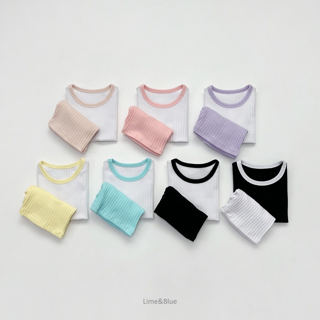 Lime&Blue Bộ đồ gân ice cho bé trai , bé gái