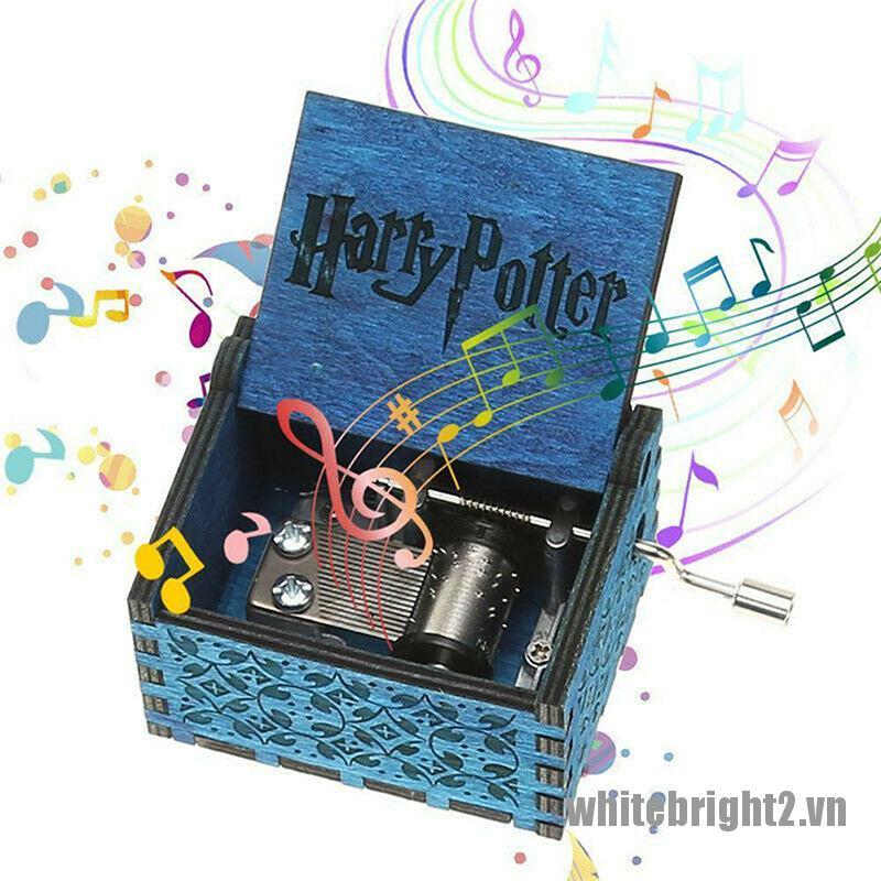 Hộp Nhạc Bằng Gỗ Phong Cách Phim Harry Potter