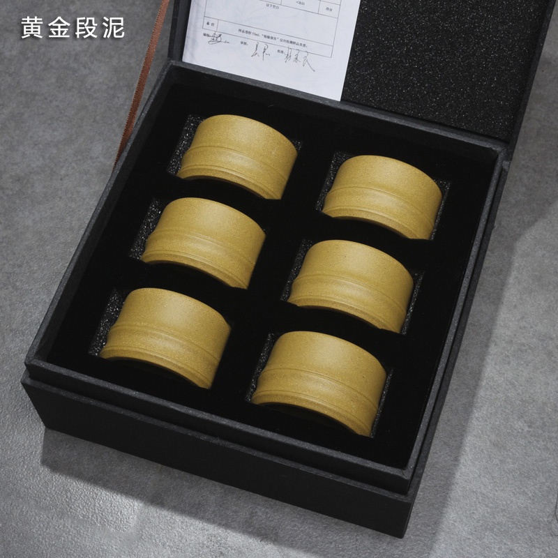 BỘ CHÉN TỬ SA NGHI HƯNG 60 ML (BỘ 6 CHÉN KÈM HỘP QUÀ)