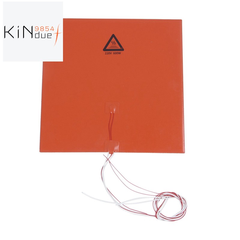 Heatbed 600W 220V With NTC 100K Thermistor Silicone Heating Pad For 3D Printers 