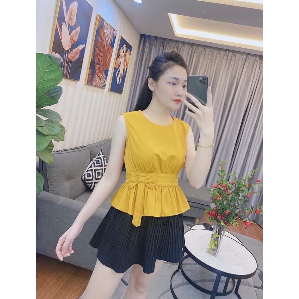 Áo ba lỗ nữ chất đũi