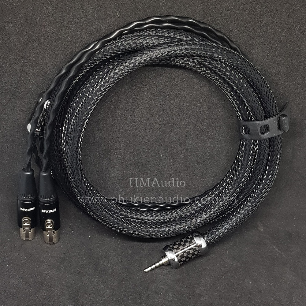 Dây tai nghe đồng OFC bọc chống nhiễu CANARE - Connector Audeze LCD1 LCD2 LCD3 LCD4