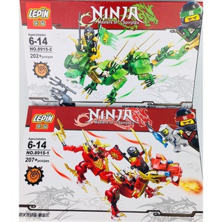 Lắp ráp lego ninjago rồng thần lửa của kai. chiến binh ninja rồng đỏ cho bé trai gồm 207 chi tiết