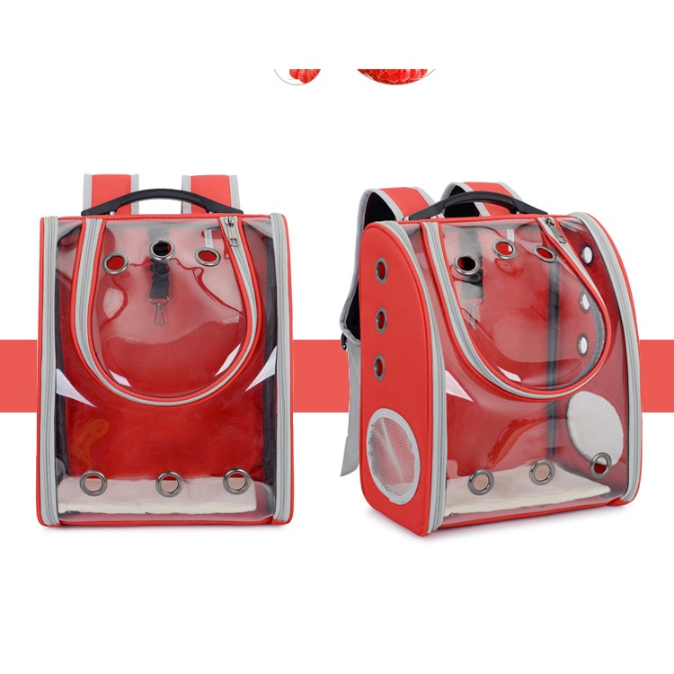 [Mã 253FMCGSALE giảm 8% tối đa 100K đơn 500K] Balo Trong Suốt Vận Chuyển Thú Cưng, Balo Phi Hành Gia Chó Mèo