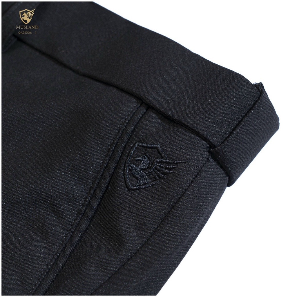 Quần tây MUSLAND SmartFit SLIMFIT lưng thun dễ chịu - from dáng cực chuẩn - mẫu quần vải co giãn chuẩn men - QVML8