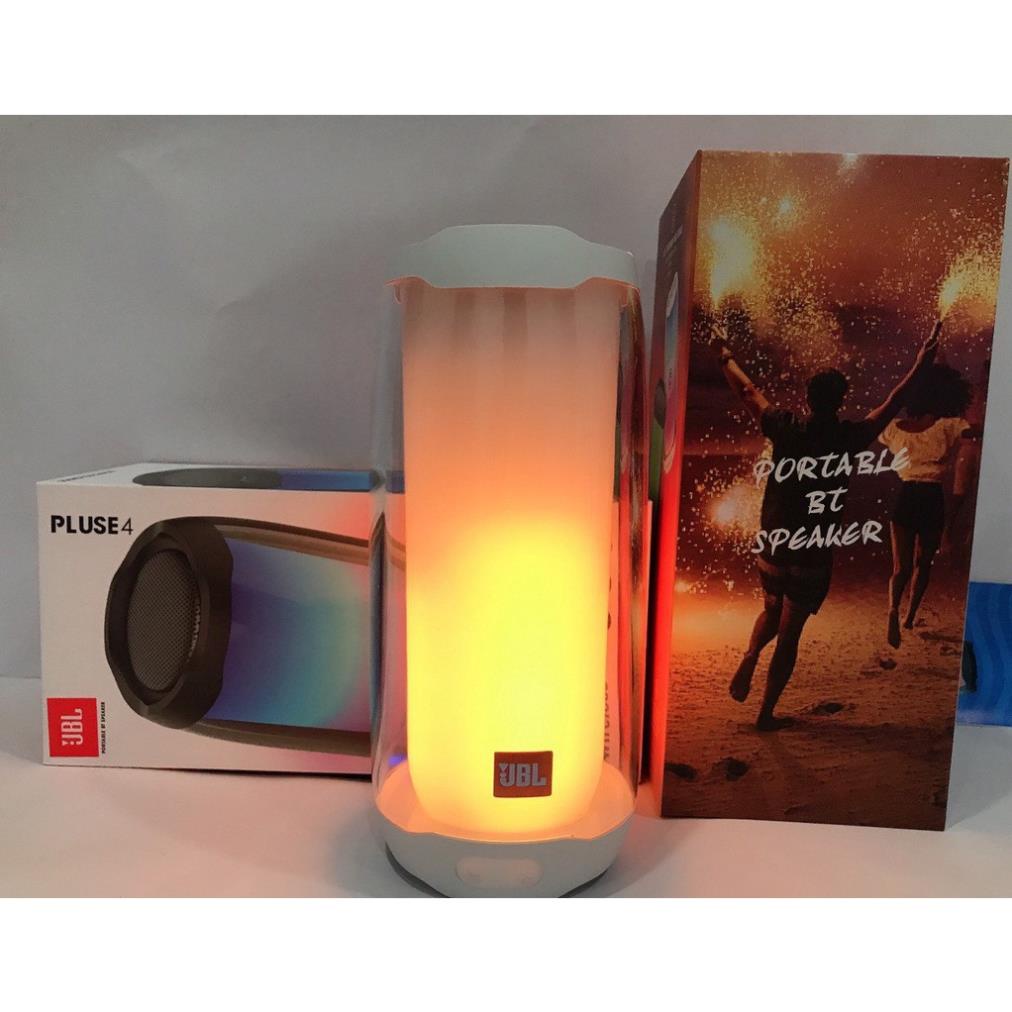 Loa Bluetooth JBL pulse 4 Đèn Led Quay 360 Âm Thanh Chuẩn Bass Căng Đét Hàng Cao Cấp Bảo hành Lỗi 1 đổi 1
