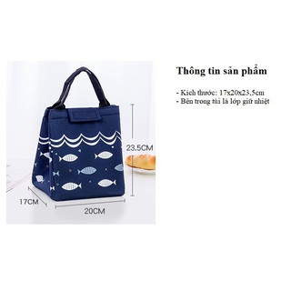 (1086) Sỉ Túi đựng cơm size lớn